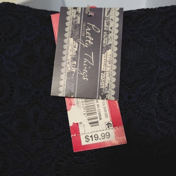 Xhilaration Long Sleeve Laced Bodysuit Shirt NWT - Picture 12 of 13